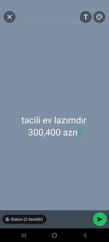 lalafo ev elanları: Salam bizə təcili ev lazımdır təcili ailə üçünMemar Əcəmi