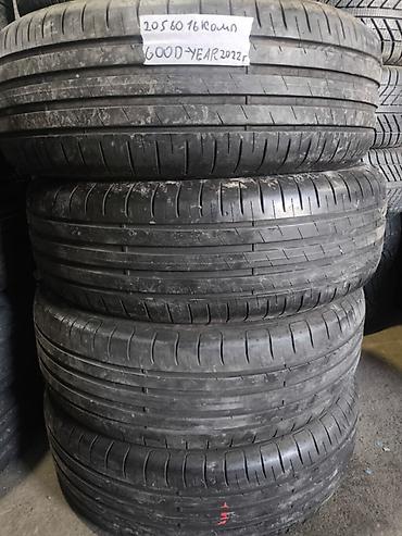 60: Шины 205 / 60 / R 16, Лето, Б/у, Комплект, Легковые, GoodYear — 1
