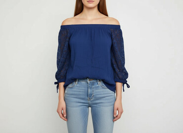 bluzki dopasowane eleganckie: Colloseum, Women's blouse, size L
