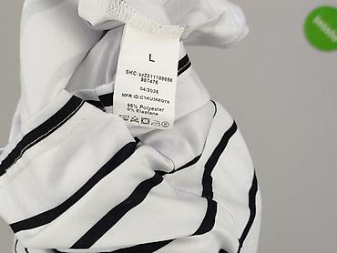 lniany: T-shirt damski, rozmiar L — 4