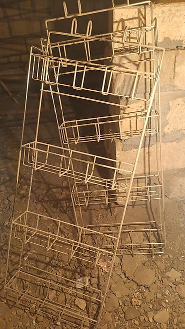 Оборудование для магазинов: Metal tel stend – çoxrəfli vitrın/displey - Material: möhkəm metal — 1