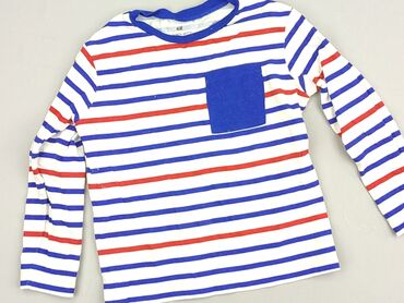 bluzka w paski stradivarius: Blouse, H&M, 5-6 years, 110-116 cm, condition - Very good