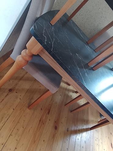 stolustu sufreler: Satılır real alıcıya endirim olacaq Binə qəsəbəsi Yemək masası və stul — 1