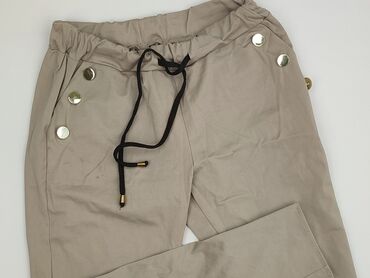 Women: Material trousers for women, size L (EU 40)
