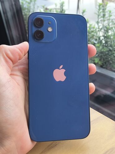 купить айфон 12 в баку: IPhone 12, 128 GB, Blue Titanium, Barmaq izi, Simsiz şarj, Face ID