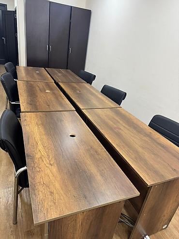 Ofis mebeli: Ofis üçün işçi masaları, stullar dəsti və şkaf Təkdə satılır və — 6