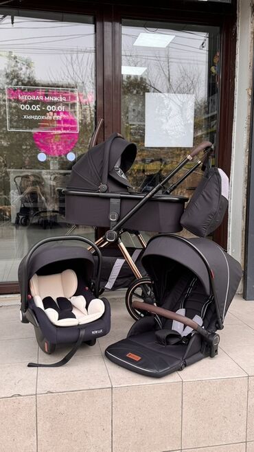 Коляски: Коляска, цвет - Черный