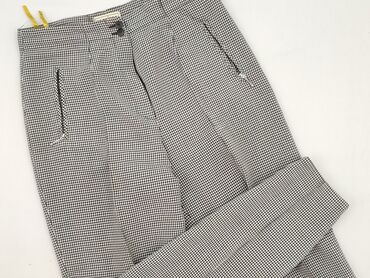 duże rozmiary ekskluzywne sukienki plus size: Material trousers for women, size S (EU 36)