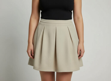 spódnice rozkloszowane pikowana: Reserved, Women`s skirt, size XL