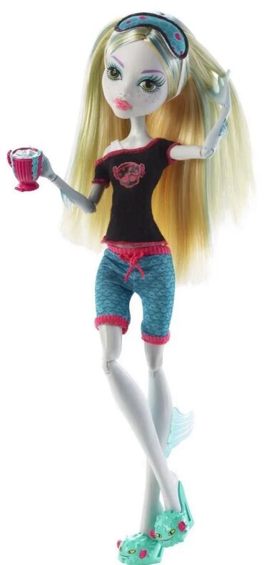 Игрушки: Кукла Монстер хай Лагуна Блю пижамная вечеринка Monster high