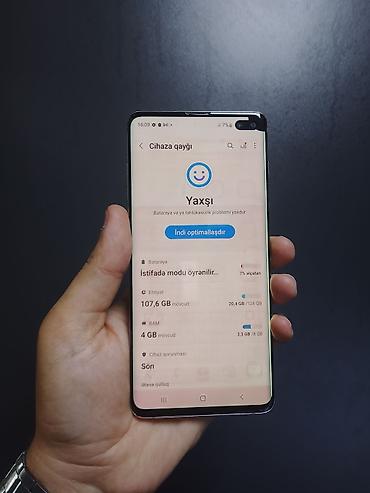 samsun a23: Samsung Galaxy S10 Plus, 128 GB, rəng - Qara, Simsiz şarj — 7