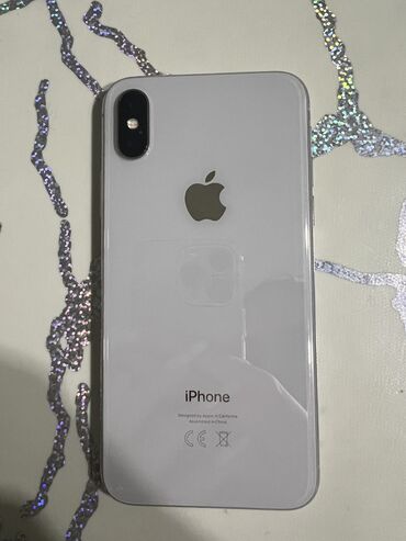 Apple iPhone: IPhone X, 64 ГБ, Белый