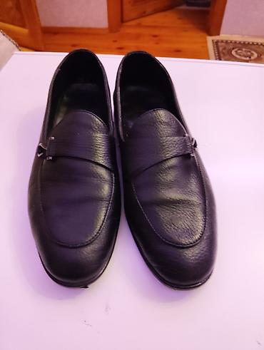 marc jacobs canta: Kişi loaferləri – qara rəng, klassik dizayn - Model: Loafer (bağsız — 8