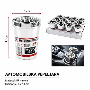 KMT Auto pepeljara potpuno galvanizovana 2001092 Praktična