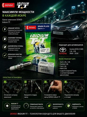 highlander platinum: Свечи зажигания DENSO Iridium TT (IK20TT #4, артикулы 4702#4 / 4703#4 — 1
