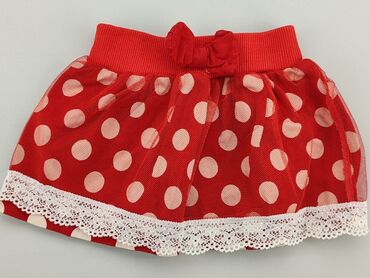 spódniczka czerwona dziewczęca: Spódnica 1-3 m, wzrost - 62 cm., stan - Bardzo dobry