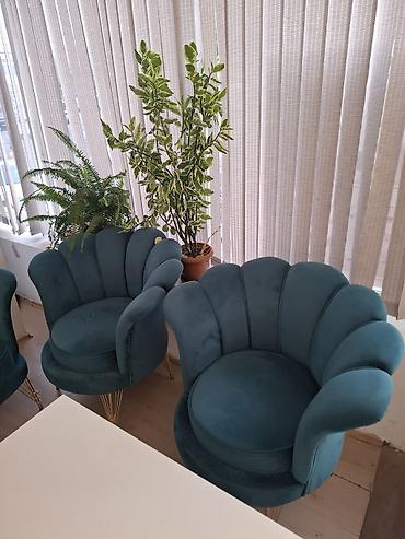 Диваны: Yeni divan və 2 kreslo, 1 ay heç işlənməyib təzə açtığım dükanı — 2