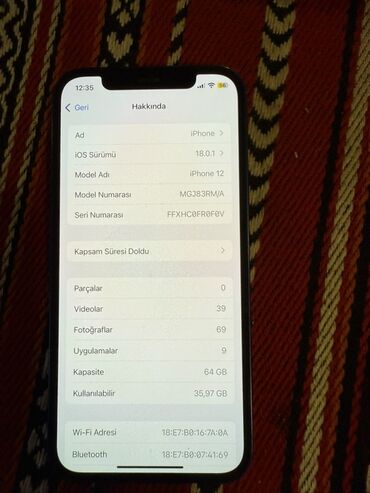 Apple iPhone: IPhone 12, 64 GB — 1