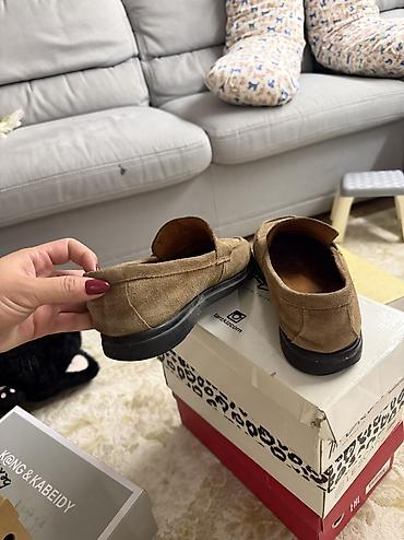мокасины мужские: Мужские ботинки, 43, Zara, Б/у, цвет - Коричневый, Самовывоз — 5