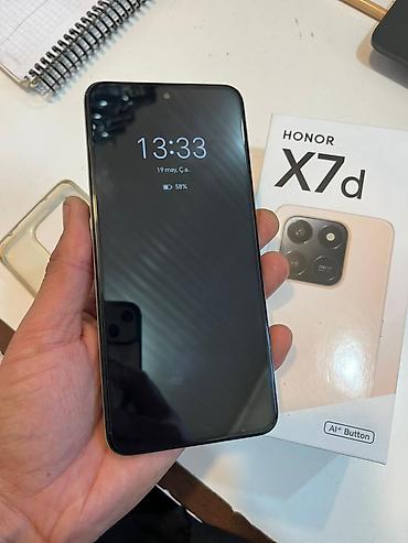 хвох сериес с: Honor X7d, 256 ГБ, цвет - Серебристый, Две SIM карты — 2