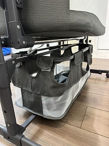 Детская мебель: Детская прикроватная колыбель Kidilo с авто качалкой и колыбельной — 7