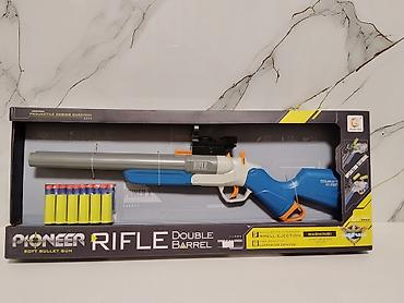 детская винтовка: Игрушечная двуствольная винтовка Pioneer Rifle (Soft Bullet Gun) - — 1