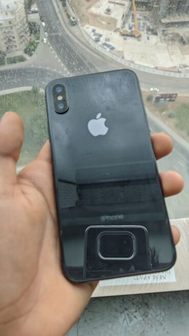 ayfon 3: IPhone X, 64 GB, Matte Space Gray, Simsiz şarj, Face ID, Sənədlərlə