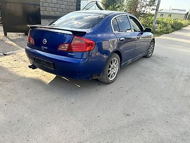 аваринные машины: Nissan Skyline: 2002 г., 3 л, Автомат, Бензин, Седан — 6