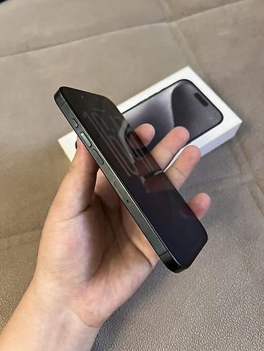 iphone 16 max: IPhone 15 Pro, Б/у, 256 ГБ, Black Titanium, Коробка, 80 % — 6
