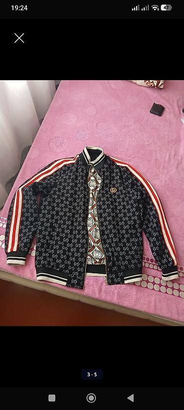 saxta baba geyimləri: Pencək, Zolaqlı, Gucci, 3XL — 1