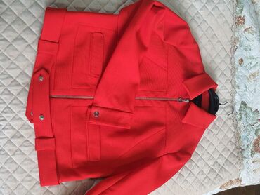 Куртка, S (36), цвет - Красный