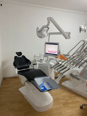stomatoloji alətlər: Stomatoloji kreslo (Yeni) Monitor kamera İşıqlı scaler Lazer