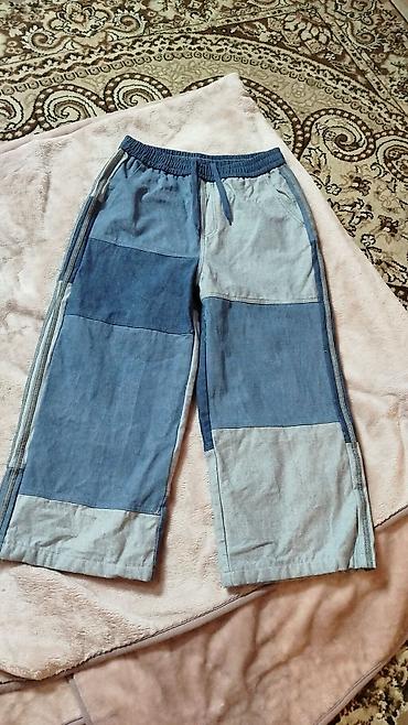 Джинсы и брюки: Istrec patchwork dizayna malik denim şalvar. - Material: müxtəlif — 1