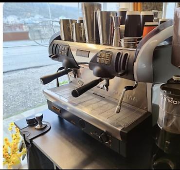 restoran: Professional coffee aparatı. grinder(kofemolka).2 eded holder. 2 eded — 1