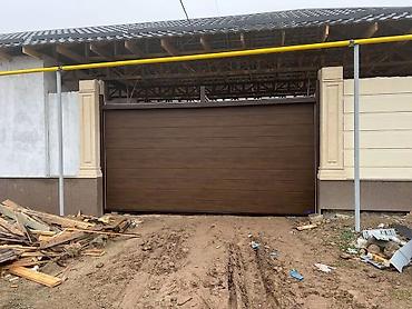 Откатные ворота: Откатные ворота из сэндвич‑панелей - Полотно из сэндвич‑панелей с — 3