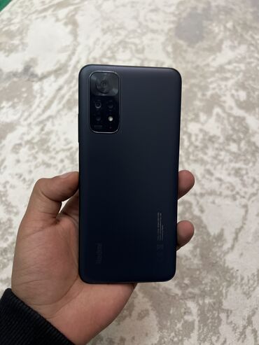 Redmi: Redmi Note 11S, 128 GB, rəng - Qara, Barmaq izi, Face ID — 10