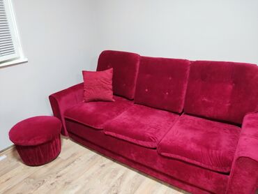 halo oglasi smederevo namestaj: Three-seat sofas, Textile, color - Pink, Used