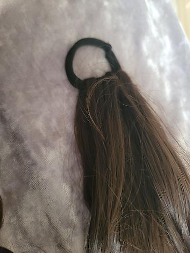 Saç quyruğu üçün elastikli saç əlavəsi (ponytail extension) - Rəng