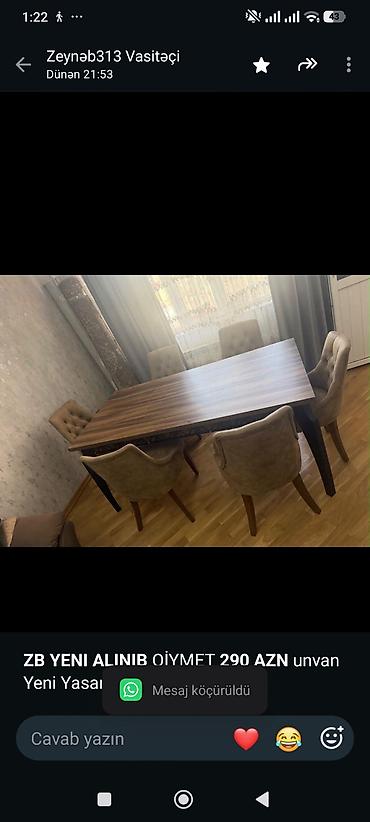 *ZB* *YENI ALINIB* QİYMET *290 AZN* unvan Yeni Yasamal lalafo.az -da *ZB* *YENI ALINIB* QİYMET *290 AZN* unvan Yeni Yasamal