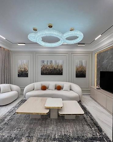 3 комнаты, 136 м², Асанбай мкр 11 этаж, Дизайнерский ремонт