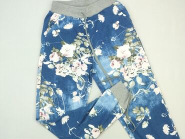 spodnie jeans w kwiaty: S (EU 36), condition - Very good