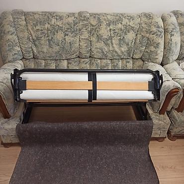 kreslo islenmis: İşlənmiş, Divan-kravat, Divan, 2 kreslo, Bazalı, Açılan — 9