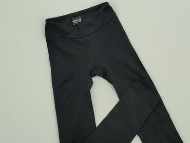 Legginsy: Legginsy S (EU 36), stan - Bardzo dobry, wzór - Jednolity kolor, kolor - Czarny