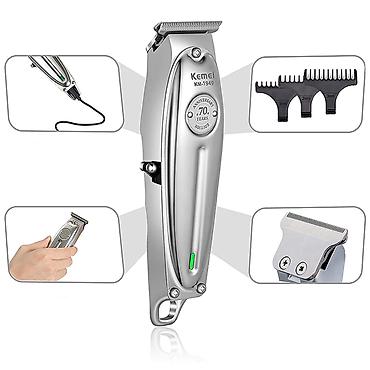 sns makinesi: Professional Trimmer Kemei 1949 - 1 Sürətli - 7000RPM / 1400MAH - 180 — 3