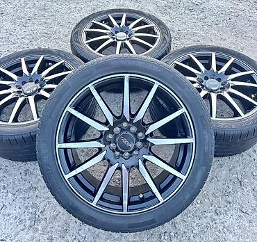 şam disk 17: Toyota Prius Hyundai,Kia modellərinə uyğundur Dörd ədəd qara və gümüşü — 2