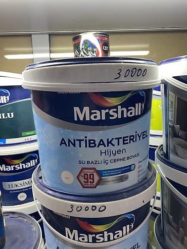 Краска интерьерная Marshall Antibakteriyel Hijyen (водная основа) -
