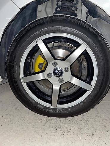 185 65 14 type 1: Toyota üçün orijinal üslubda 5 küllü yüngül lehimli disklər və şin — 5