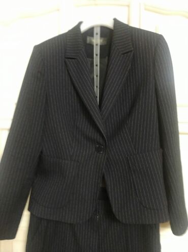 классический костюм мужской: Пиджак, Классическая модель, В полоску, Турция, L (EU 40)