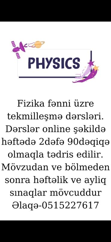 Repetitorlar: Repetitor, Fizika, Azərbaycan dili, İmtahanlara hazırlıq, Abituriyent hazırlığı