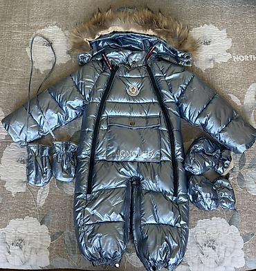 В хорошем состоянии Детский зимний комбинезон Moncler На 1-2 года -